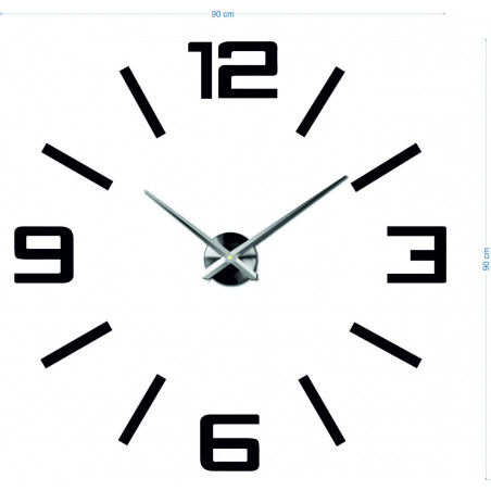 Rozměry hodin na zeď, design nástěnné hodiny