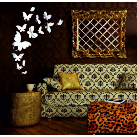 Dekorační zrcadla. Zrcadlové samolepky na zeď, jako obraz nebo dekorace, 3D acrylic nálepka