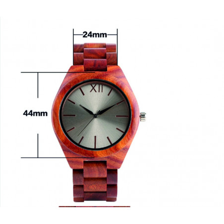 Náramkové hodinky READER vyrobené ze dřeva. Dámské a pánské hodinky.