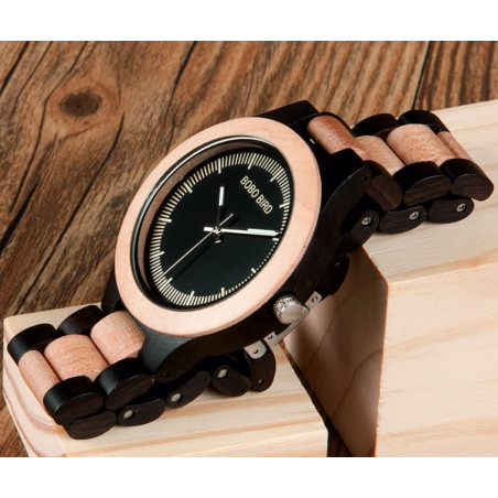 Náramkové hodinky READER vyrobené ze dřeva. Dámské a pánské hodinky.