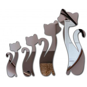 Moderní dekorační zrcadla. Zrcadlové a barevné samolepky na zeď, 3d samolepky vyrobené z akrylu 2