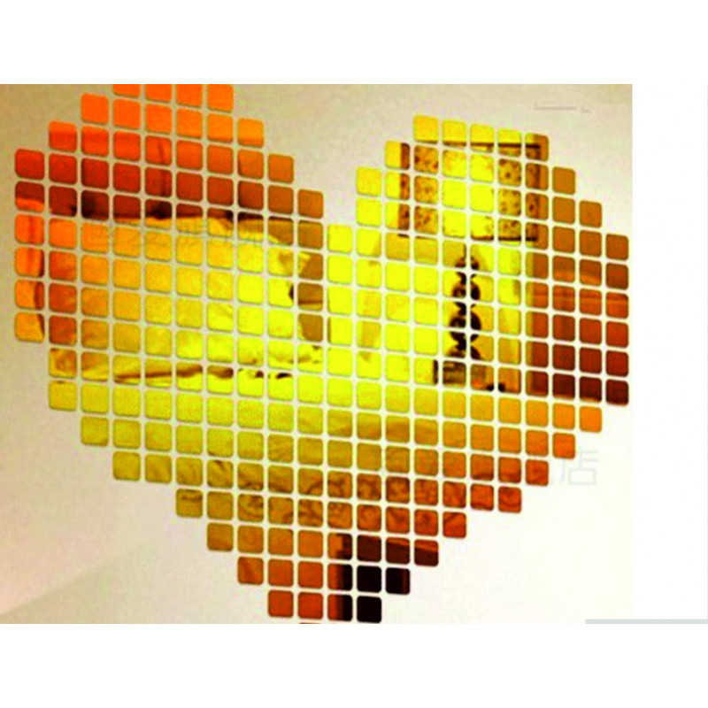 Dekorační zrcadla. Zrcadlové samolepky na zeď, jako obraz nebo dekorace, 3D acryl nálepka