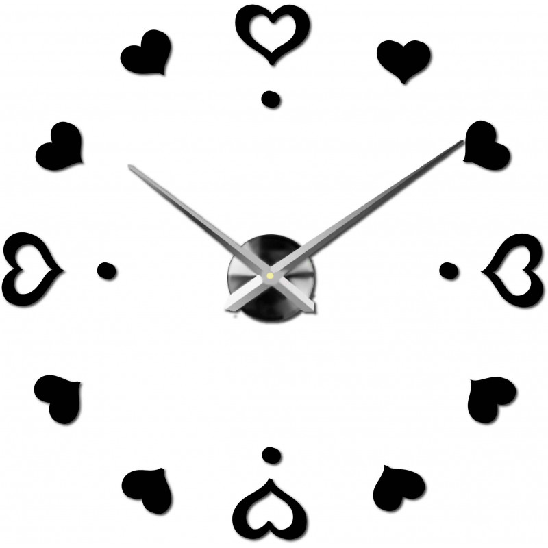 Nalepovací nástěnné hodiny,luxusní hodiny na stentu,plastové hodiny