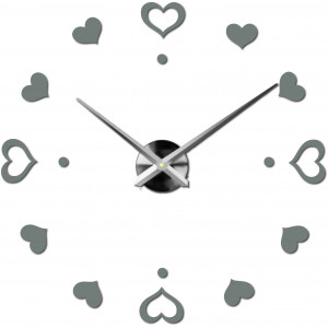 Nalepovací nástěnné hodiny,luxusní hodiny na stentu,plastové hodiny 2