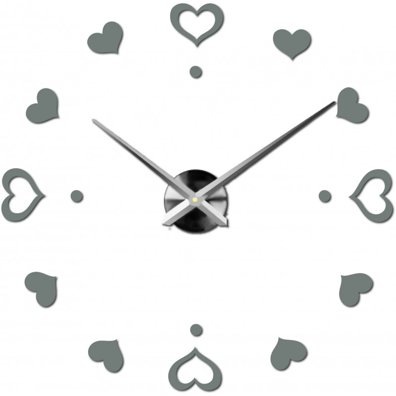 Nalepovací nástěnné hodiny,luxusní hodiny na stentu,plastové hodiny