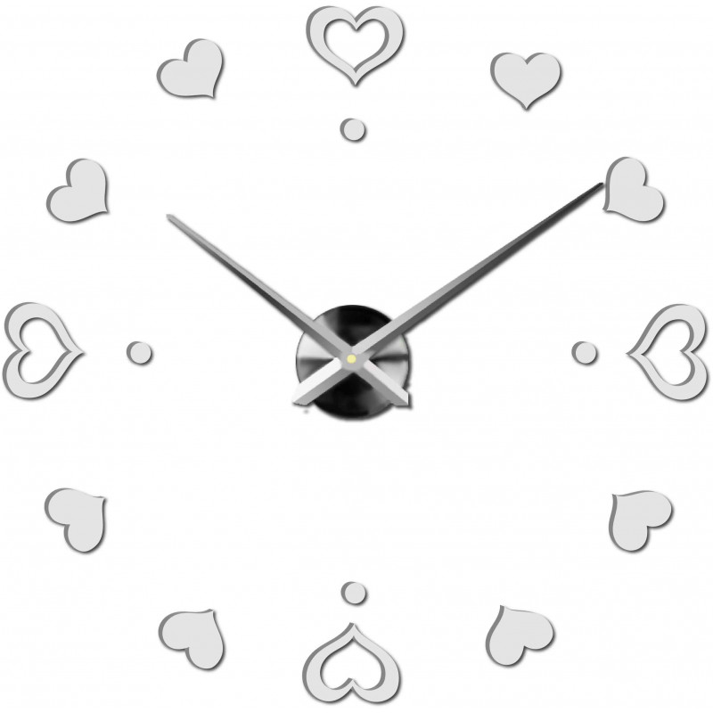 Nalepovací nástěnné hodiny,luxusní hodiny na stentu,plastové hodiny