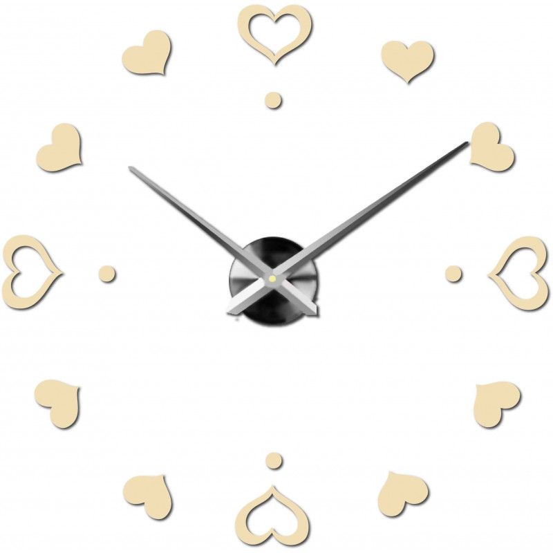 Nalepovací nástěnné hodiny,luxusní hodiny na stentu,plastové hodiny