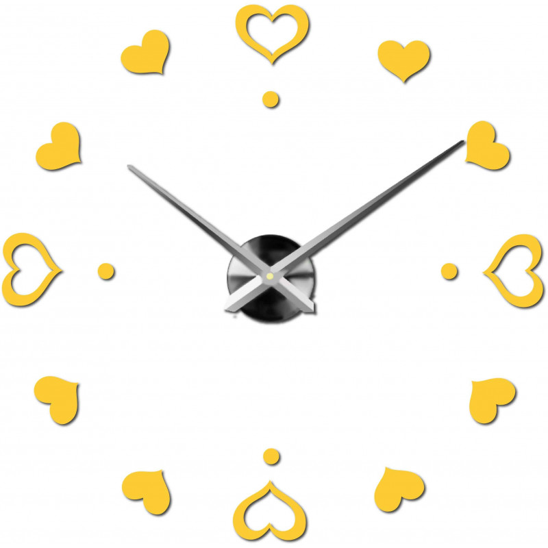 Nalepovací nástěnné hodiny,luxusní hodiny na stentu,plastové hodiny