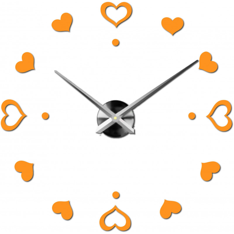 Nalepovací nástěnné hodiny,luxusní hodiny na stentu,plastové hodiny