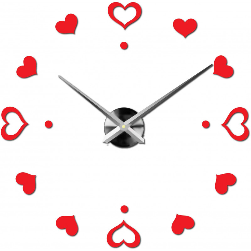 Nalepovací nástěnné hodiny,luxusní hodiny na stentu,plastové hodiny