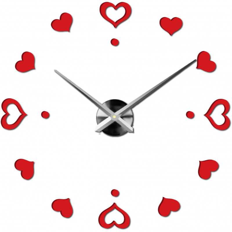 Nalepovací nástěnné hodiny,luxusní hodiny na stentu,plastové hodiny