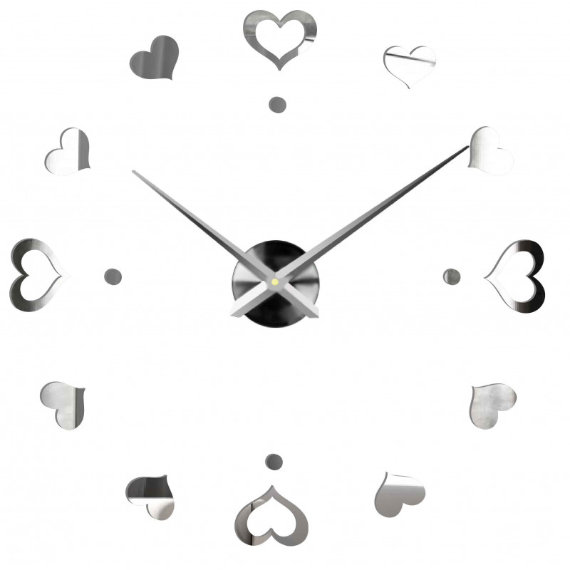 Nalepovací nástěnné hodiny,luxusní hodiny na stentu,plastové hodiny