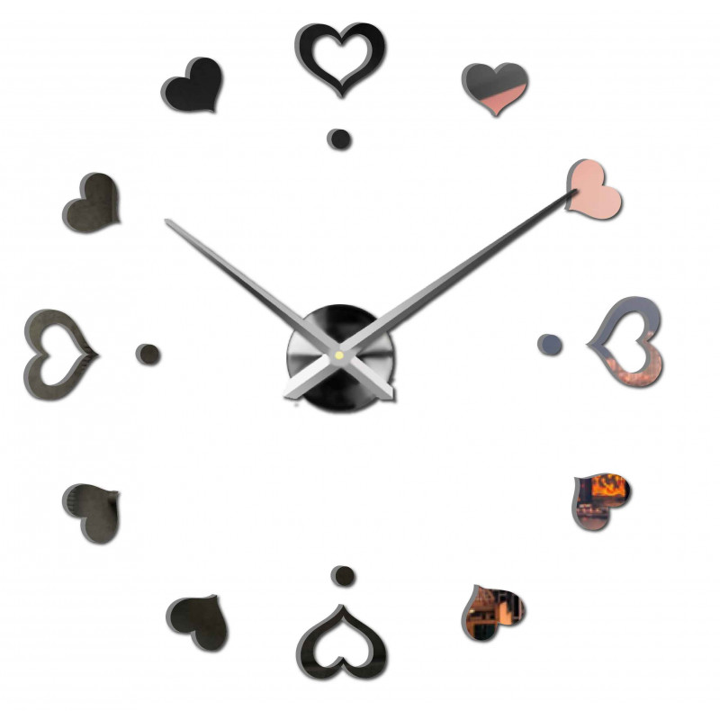 Nalepovací nástěnné hodiny,luxusní hodiny na stentu,plastové hodiny