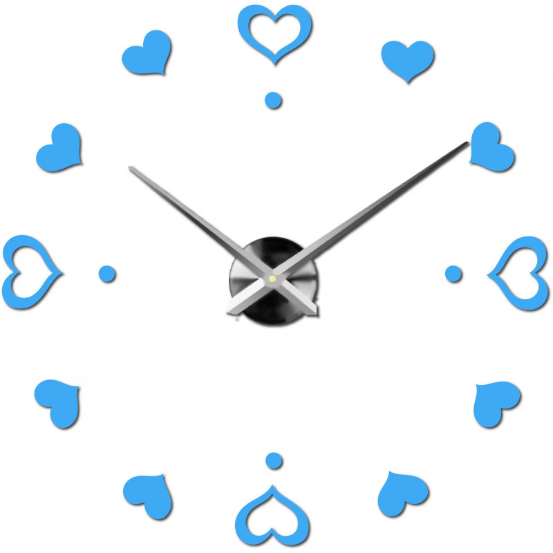 Nalepovací nástěnné hodiny,luxusní hodiny na stentu,plastové hodiny