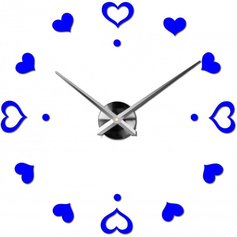 Nalepovací nástěnné hodiny,luxusní hodiny na stentu,plastové hodiny