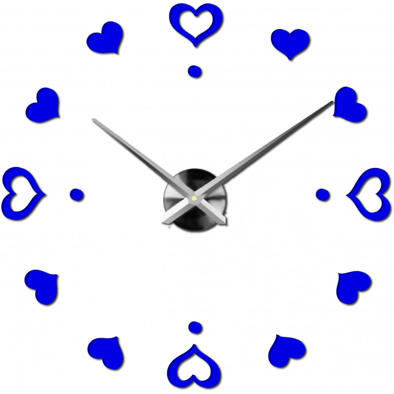 Nalepovací nástěnné hodiny,luxusní hodiny na stentu,plastové hodiny