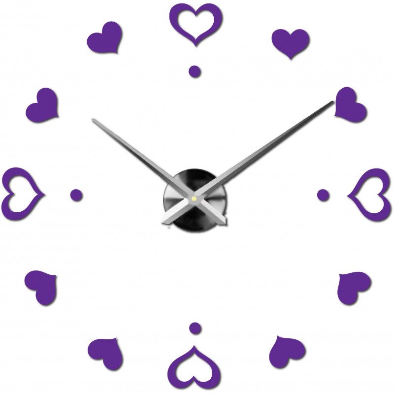 Nalepovací nástěnné hodiny,luxusní hodiny na stentu,plastové hodiny