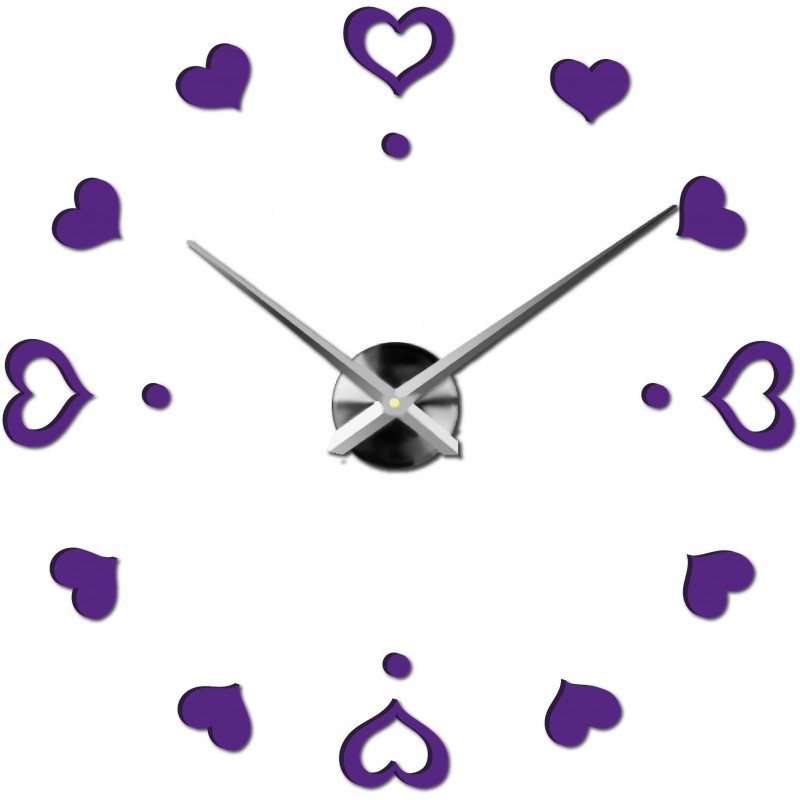 Nalepovací nástěnné hodiny,luxusní hodiny na stentu,plastové hodiny