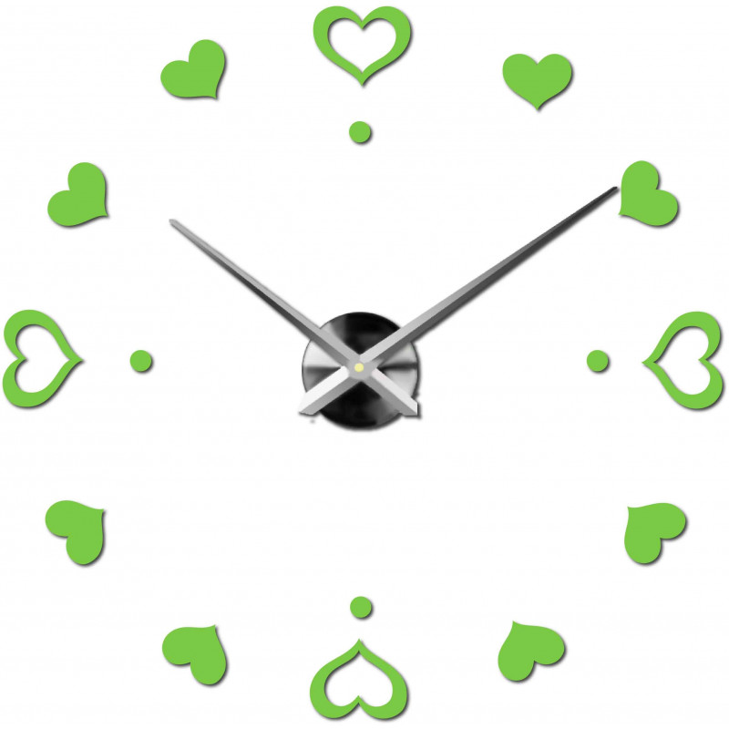 Nalepovací nástěnné hodiny,luxusní hodiny na stentu,plastové hodiny