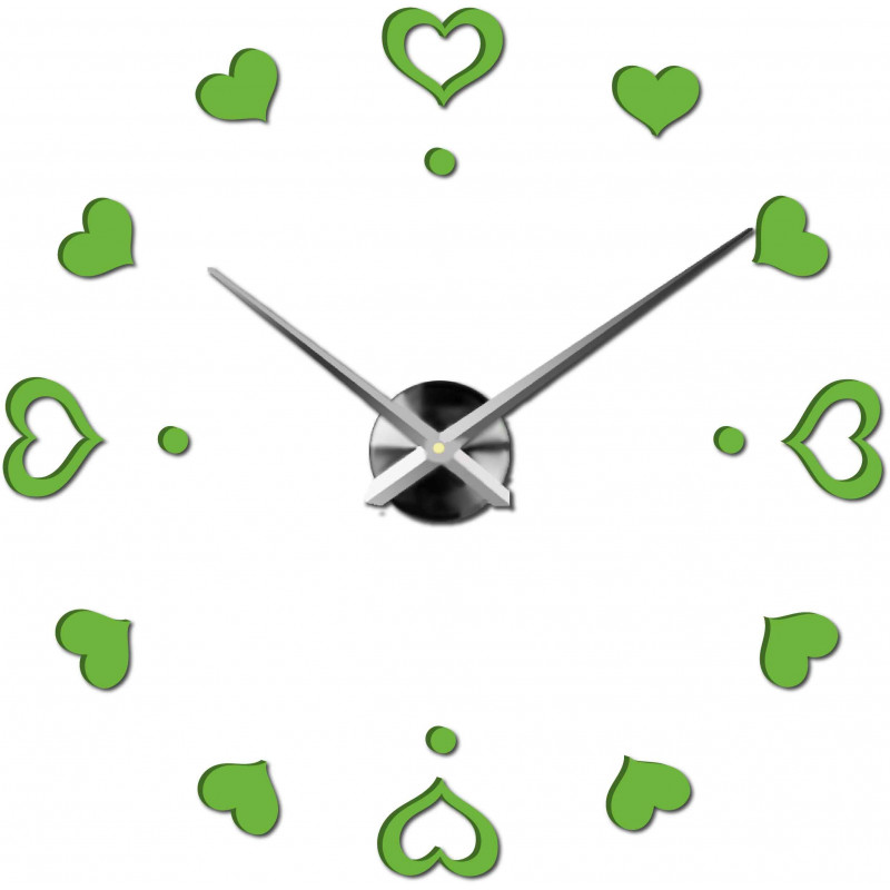 Nalepovací nástěnné hodiny,luxusní hodiny na stentu,plastové hodiny