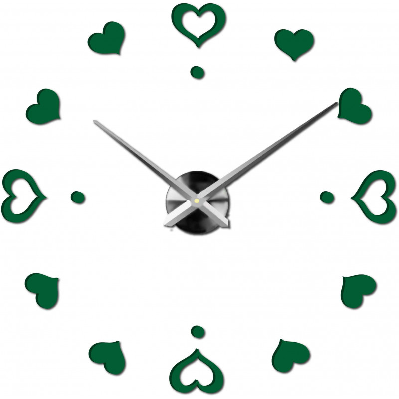 Nalepovací nástěnné hodiny,luxusní hodiny na stentu,plastové hodiny