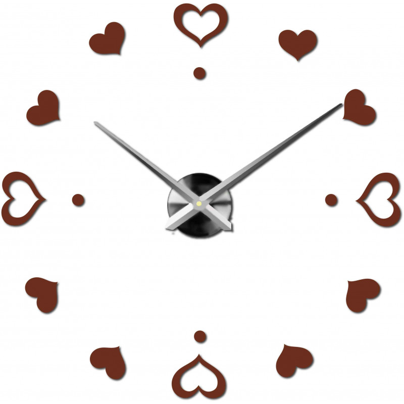 Nalepovací nástěnné hodiny,luxusní hodiny na stentu,plastové hodiny