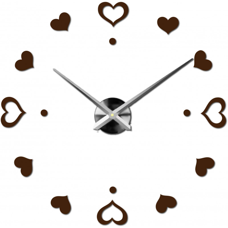 Nalepovací nástěnné hodiny,luxusní hodiny na stentu,plastové hodiny