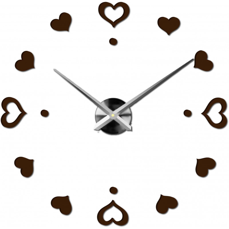 Nalepovací nástěnné hodiny,luxusní hodiny na stentu,plastové hodiny