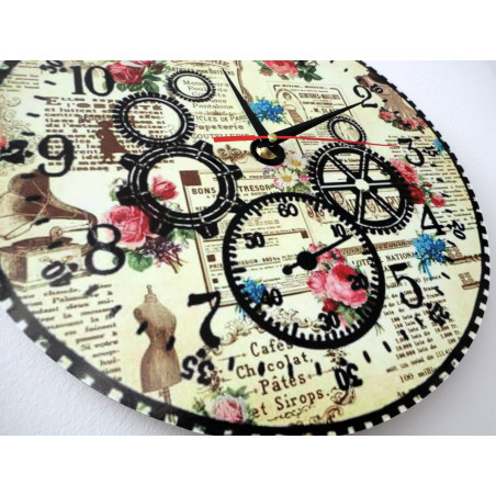 Moderní nástěnné hodiny, nástěnné hodiny ze dřeva, překližky Moderní nástěnné hodiny, nástěnné hodiny ze dřeva, překližky