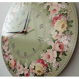 Moderní nástěnné hodiny, nástěnné hodiny ze dřeva, překližky 2