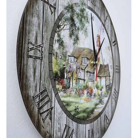 Moderní hodiny na zeď, nástěnné hodiny ze dřeva, překližka Moderní hodiny na zeď, nástěnné hodiny ze dřeva, překližka