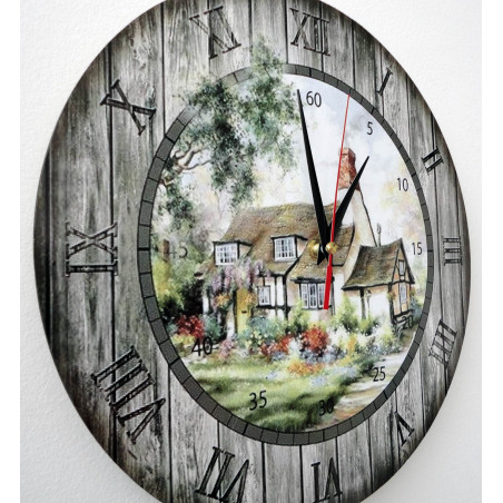 Moderní hodiny na zeď, nástěnné hodiny ze dřeva, překližka Moderní hodiny na zeď, nástěnné hodiny ze dřeva, překližka