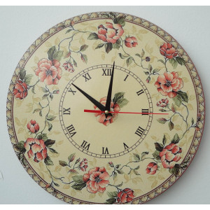 Moderní nástěnné hodiny, nástěnné hodiny ze dřeva, překližky 2