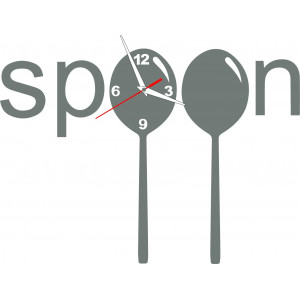 Moderní hodiny na stěnu vyrobeny z plastu. Vlastní výroba, X-momo 2