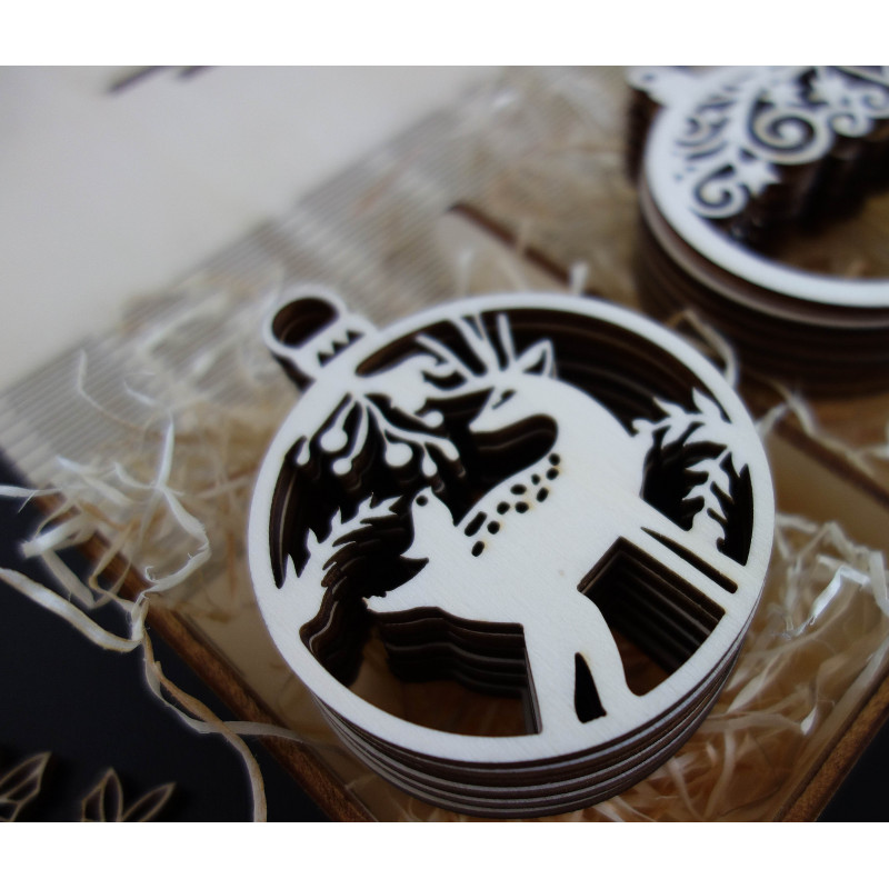 Ozdoby ze dřeva a plastu, vánoční ozdoby, dřevěné vintage doplňky