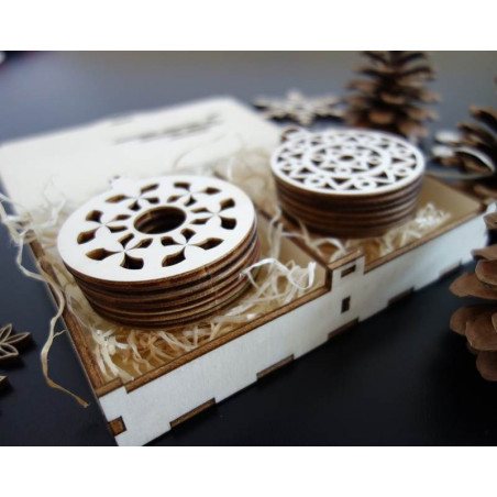 Ozdoby ze dřeva a plastu, vánoční ozdoby, dřevěné vintage doplňky