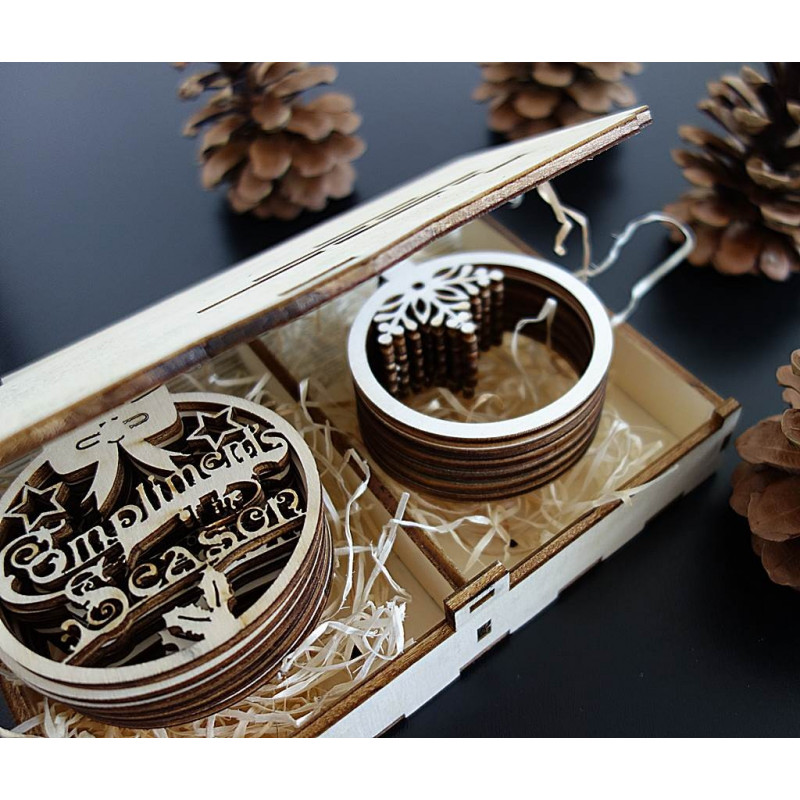 Ozdoby ze dřeva a plastu, vánoční ozdoby, dřevěné vintage doplky