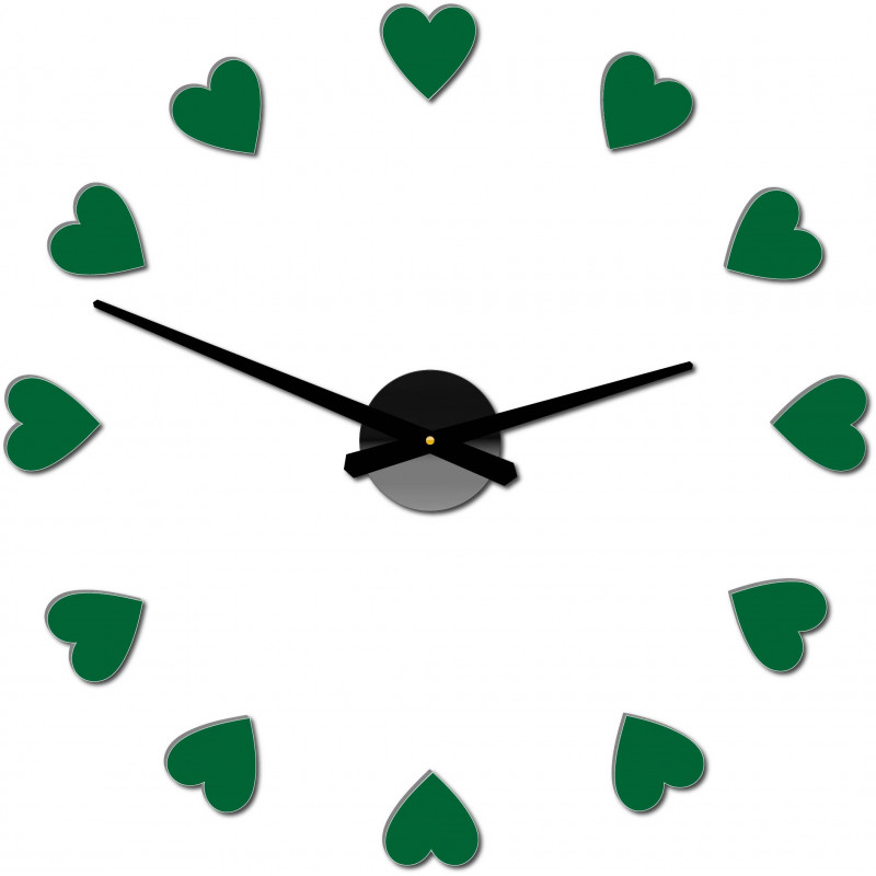 Lepicí hodiny na zeď, luxusní nástěnné hodiny, plastové hodiny