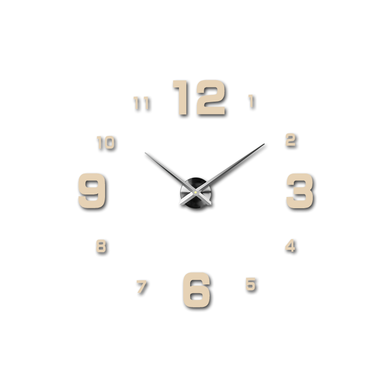 Nalepovací nástěnné hodiny,luxusní stentové hodiny,plastové hodiny