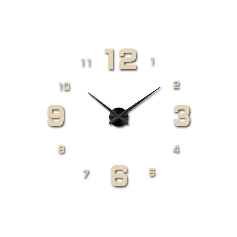 Nalepovací nástěnné hodiny,luxusní stentové hodiny,plastové hodiny