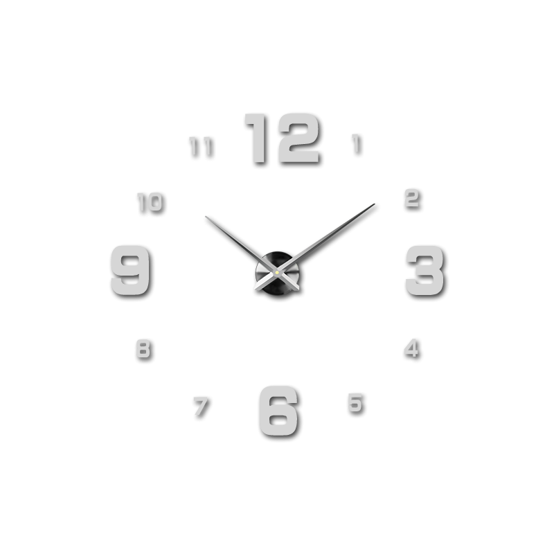 Nalepovací nástěnné hodiny,luxusní stentové hodiny,plastové hodiny