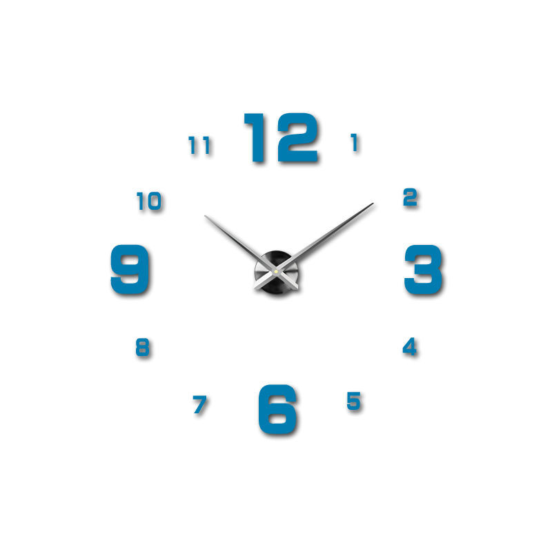 Nalepovací nástěnné hodiny,luxusní stentové hodiny,plastové hodiny