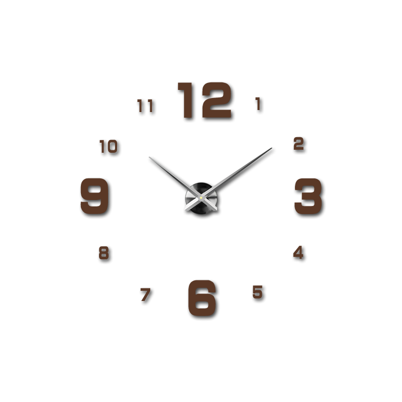 Nalepovací nástěnné hodiny,luxusní stentové hodiny,plastové hodiny