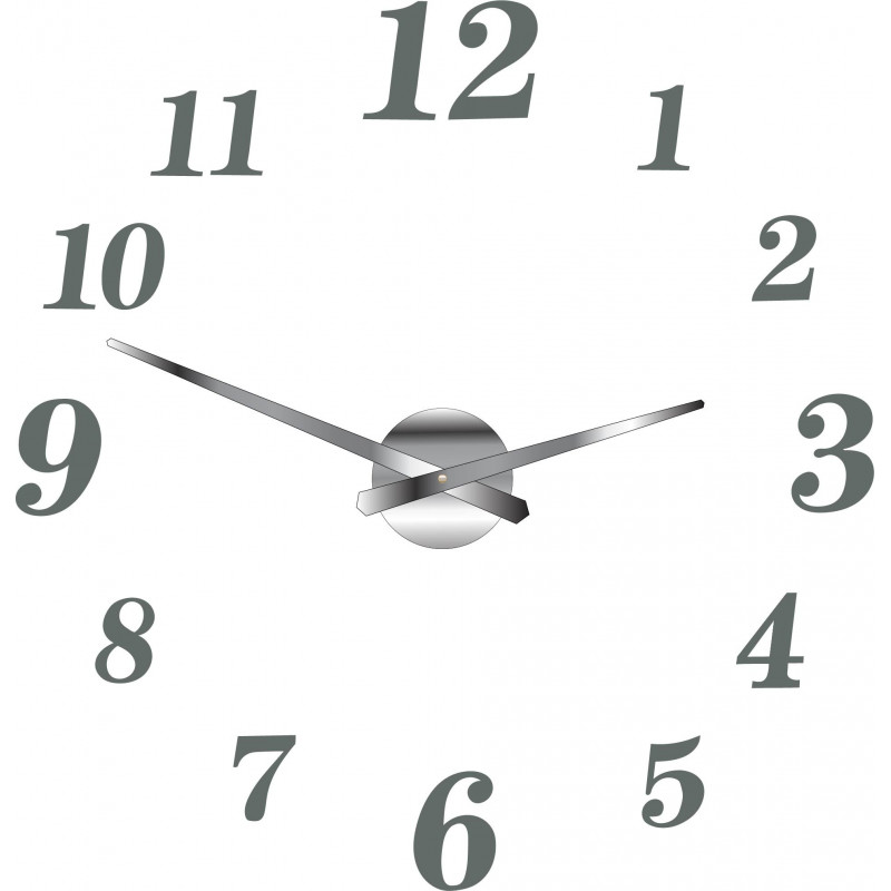 Moderné hodiny na stenu vyrobené z plastu. Vlastná výroba, X-momo