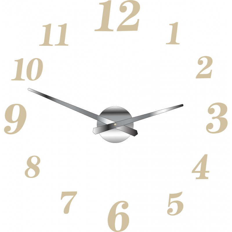 Moderné hodiny na stenu vyrobené z plastu. Vlastná výroba, X-momo