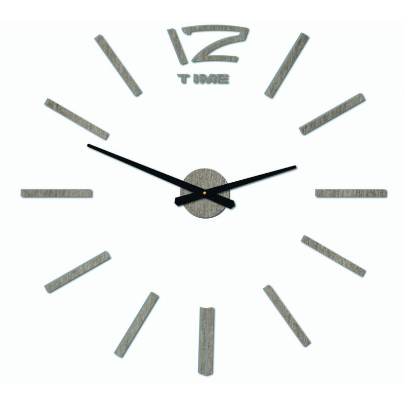 Moderní hodiny na zeď, nástěnné hodiny ze dřeva, překližka