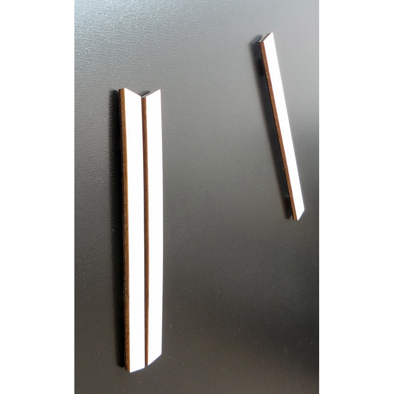 Moderní hodiny na zeď, nástěnné hodiny ze dřeva, překližka