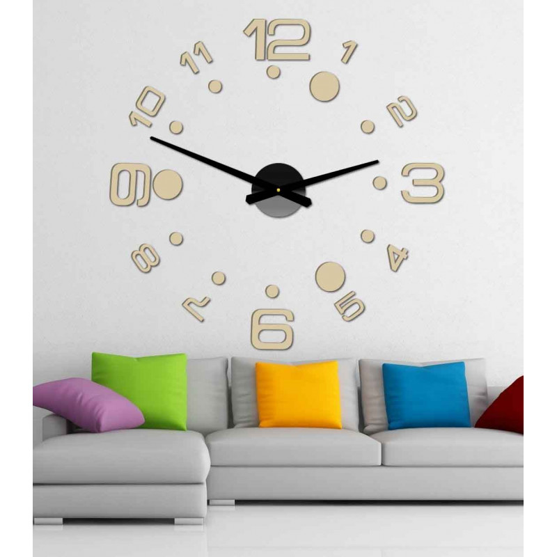 Nalepovací nástěnné hodiny,luxusní stentové hodiny,plastové hodiny