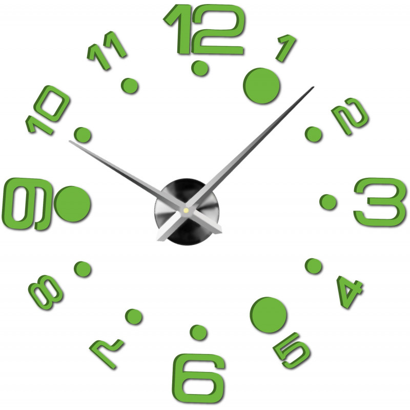 Nalepovací nástěnné hodiny,luxusní stentové hodiny,plastové hodiny