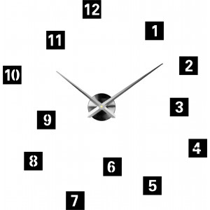 Nalepovací nástěnné hodiny,luxusní hodiny na stentu,plastové hodiny